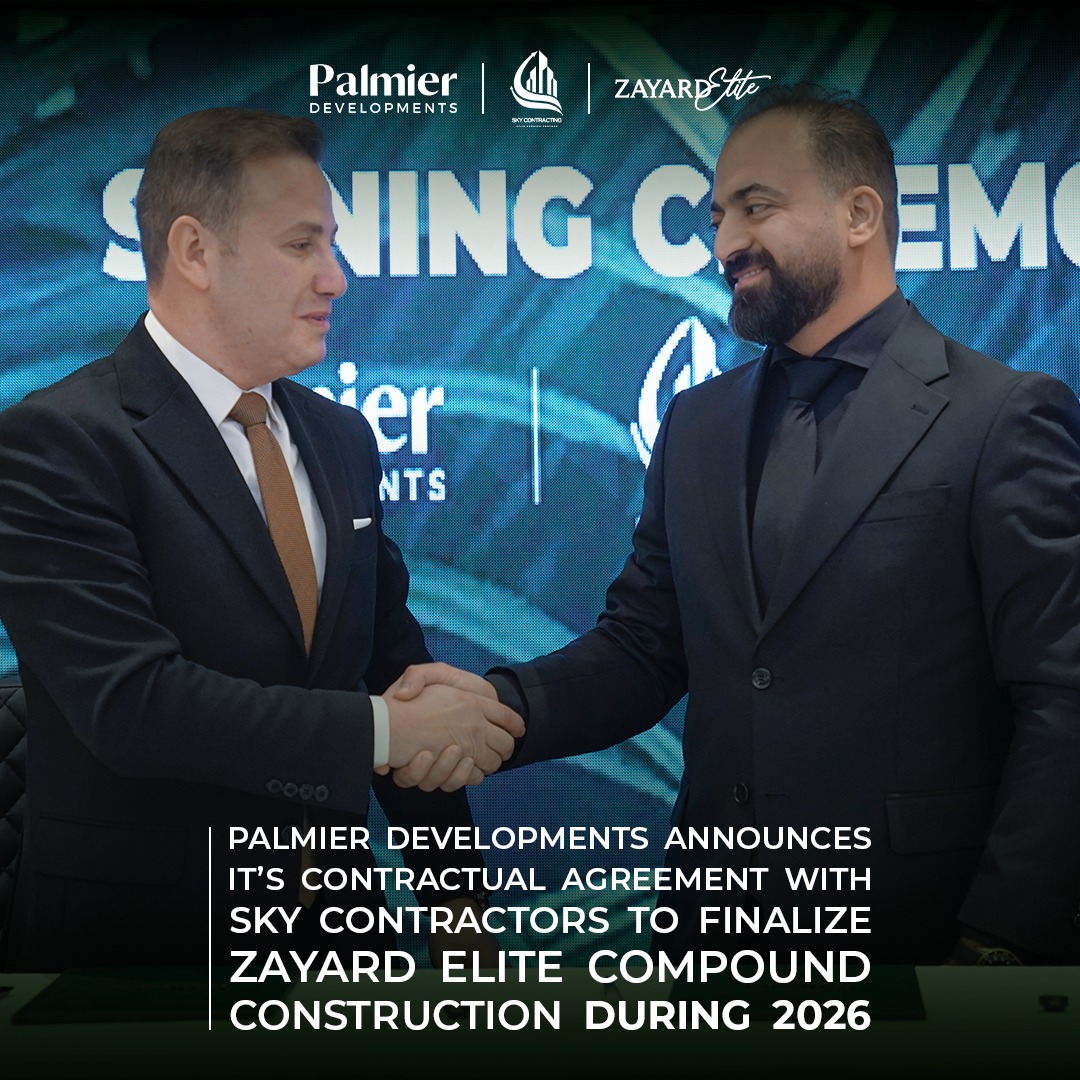 Palmier Developments Partners with Sky Contracting to Complete Zayard Elite Project